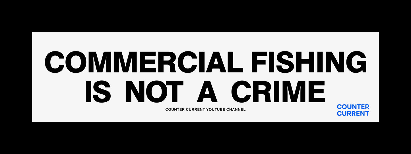 Navy - Commercial Fishing Is Not A Crime Shirt