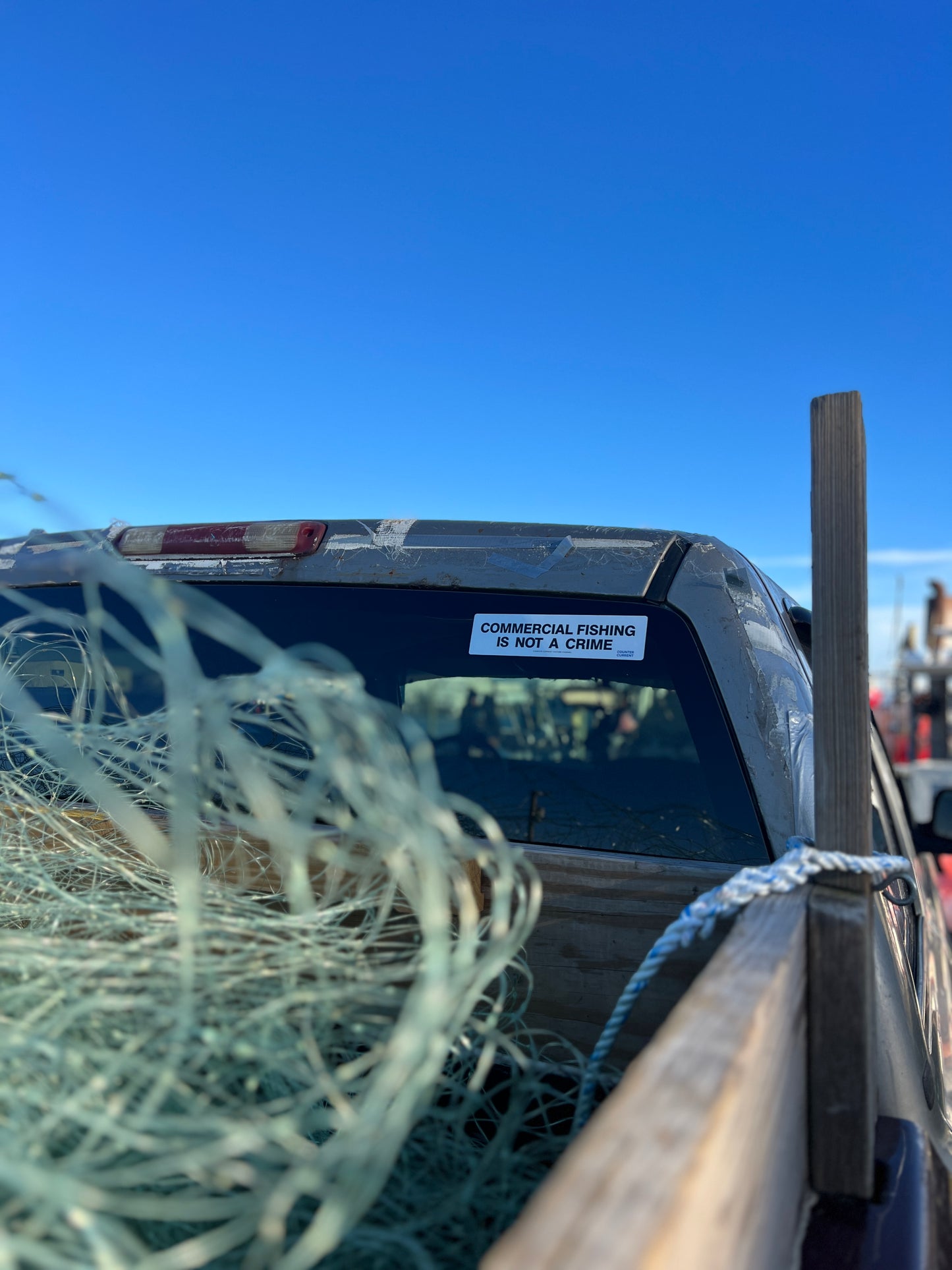 5 Stickers- Commercial Fishing Is Not A Crime